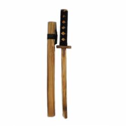 ДЪРВЕН меч с ножница- самурайски 56 см.