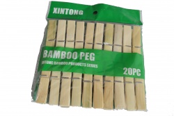 домашна потреба, щипки бамбук 20 бр.