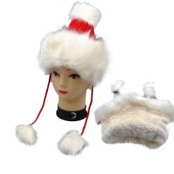шапка, зимна, мъжка, двойно плетена, висока (10 бр. в стек) ТР