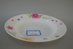 МЕЛАМИНОВА чиния на цветя 23 см.(12 бр. в стек)