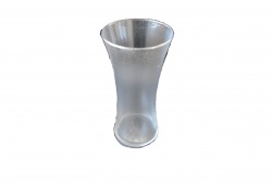 ваза, стъклена делва с пандела 19,5х11 см.