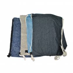 РАНИЦА, текстил, тип ученическа чанта 48х32х14 см. едноцветна изчистена 4 разветки 61771 (5 бр. в стек, еднакви)
