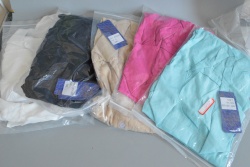Плажна дреха дълга лъскава XL (20бр. в стек- черно,бяло бежаво и синьо) 1037-50640  (мах. отстъпка 10)