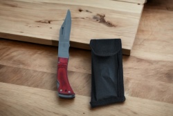 ДЖОБЕН нож, сгъваем, черен с тока, пластмасова дръжка 19 см. (12 бр. в кутия)