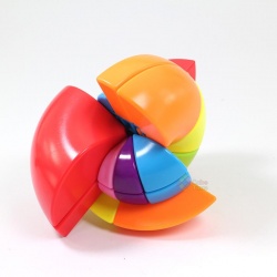 ДЕТСКА играчка от пластмаса, рубик- планети 5,7х5,7см. (6 бр. в кутия) 