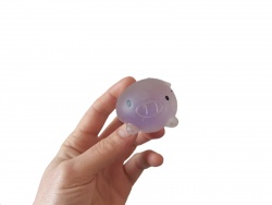 светеща играчка силиконова, Хаги Уаги, светеща, искачащи очи 11 см. (12 бр. в стек) без възможност за търговски отстъпки
