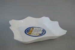 вълнообразна, стъклокерамична чиния Bestwey 21х21х3,5 см. LFHSP 100 (6 бр. в кутия)