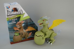 детска играчка, музикална, светеща, динозавър с хриле, изправен 40 см. 011B