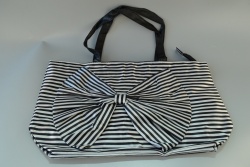 плажна чанта, реална материя, котва с плетени дръжки 51x36x11 см.