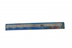 ВАКУУМНИ закачалки, прозрачни 12 бр. х 3 см. метален бастун 