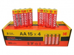 батерии KODAK 9 V ZINC (10 бр. в кутия)(максимална отстъпка 10)