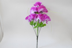 ИЗКУСТВЕНО цвете, букет орхидеи 5 цвята 29 см. със зеленина (12 бр. в стек, микс)