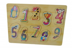дървена играчка, логика 13х13х6 см. 93-1342