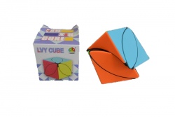 ДЕТСКА играчка, пластмаса, кубче рубик, качествено, цветно, тумбесто 5,7 см. (6 бр. в кутия)