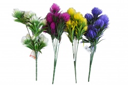 ИЗКУСТВЕНО цвете 35 см. 5 цвята, фунийка (4 бр. в стек)