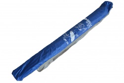 плажен чадър 100 см. едноцветен с въздоховод, текстилен калъф, тръба 22/25 UV. с чупещо рамо (6 бр. в кашон 6 разцветки)