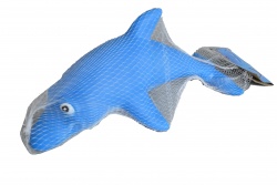 играчка силиконова, стики- акула  12 см.
