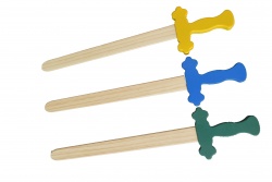 дървена играчка, самолетчета 6 модела (90 бр. в стек)