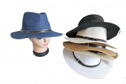 шапка, мъжка, тип каубойска, текстилна, дишаща