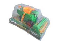 ДЕТСКА играчка от пластмаса в плътен плик, камион с диви животни 2 цвята 31х20 см. 688 