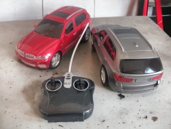 детска играчка от пластмаса, BMW с радиоконтрол 32х12х11 см.