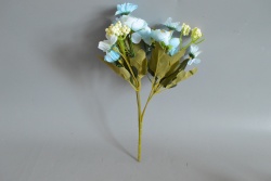 ИЗКУСТВЕНО цвете, букет със зеленина CXH021 (12 бр. в стек, микс)