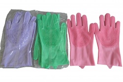 ДОМАКИНСКИ ръкавици, дълги със силиконови нишки, подходящи за миене 120 