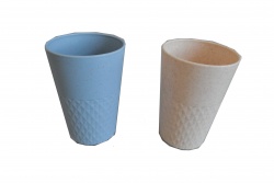 керамична чаша 7х5 см. с чиния 10 см.(6 бр. в кутия )(144 бр. в кашон)