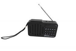 музикална техника, колона Bluetooth с радио USB, Tf карта 10w светеща 24х12х9 см. 1475