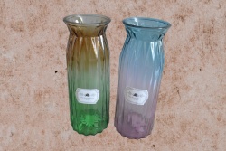 ваза, стъклена, цветна, голяма 30 см. 10300350