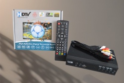 тв. аксесоар, приемник за телевизия 3D tv box, HD, MPEG4, USB, DV3, H.264, Mpeg, EPG, Wifi, Dv3, T2