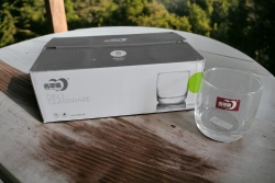 изделие от стъкло, чаша за алкохол 190 ml. 8х7 см. (6 бр. в цветна опаковка) ES5301
