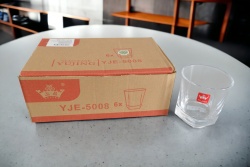 изделие от стъкло, чаша за алкохол 180 ml. 8х7,5см. (6 бр. в опаковка) YJE5008