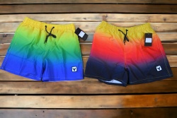 летни шорти, мъжки с бандаж, качествени, райе 2 разцветки M- XXL (12 бр. в стек, една разцветка)