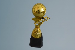 спортен сувенир, топка 3 звезди 9,5х9,5х24 см.