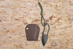 джобен метален аксесоар, нож, мини в калъф P.U.