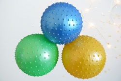 детска играчка, меко топче PU 6,3 см. цветни (12 бр. в стек 2 модела, цветни)