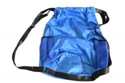 сувенирна чанта тип раница от текстил 27х32х10 см. ръчно изработена от естествени материали