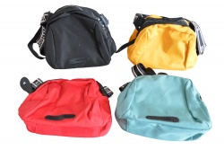 чанта за рамо, дамска 2 ципа 25х12х18 см. (5 бр. в стек 4 разцветки)