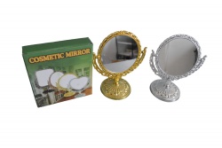 козметичен аксесоар, огледало, пластмасова рамка, сгъваемо, кръгло 20х13,5 см. (20 бр. в стек)