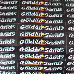 лепенки- Златни пясъци 6,5х1,5 см. 104 бр.