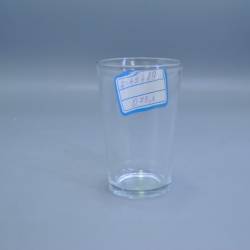 стъклена чаша за мелба със столче, гравирана 2 бр. в кутия 11х14 см.