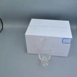 изделие от стъкло, чаши 2 бр. за безалкохолно, вода и др. сърце 17,8х10 см. цветна кутия (16 комплекта в кашон)