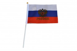 национален флаг- Република България, лого АЗ ОБИЧАМ БЪЛГАРИЯ 60x90 см. качествен полиестер, издържа на дъжд (20 бр. в стек)