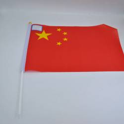 знаме на Китай 30х45 см. с колче (100 бр. в стек)