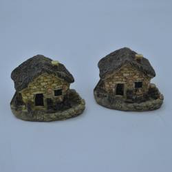 сувенир от полеризин, къща, малка, каменна 2,5х3х1,5 см.HS027 (100 бр. в стек)