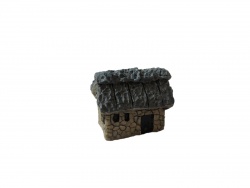 сувенир от полеризин, къща каменна 6,5х6х4 см. HS267 (2 модела )