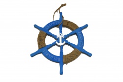 сувенир, дървена основа MDF морско изделие 11х10 см. Крапец (6 модела, микс) морски дизайн