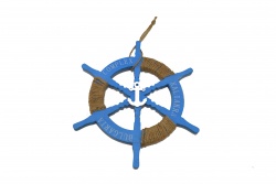 сувенир MDF морски дизайн, риба, цветна с надпис Kaliakra 27,5х9 см.(6 бр. в кутия)