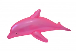 надувно изделие, делфин 50 см. 2 разцветки, син и розв (12 бр. в стек, еднакъв цвят)